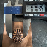 Concho Die Oval 1" x 3/4" A round stock