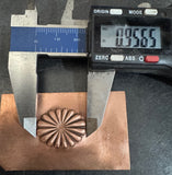 Concho Die Oval 1" x 3/4" D